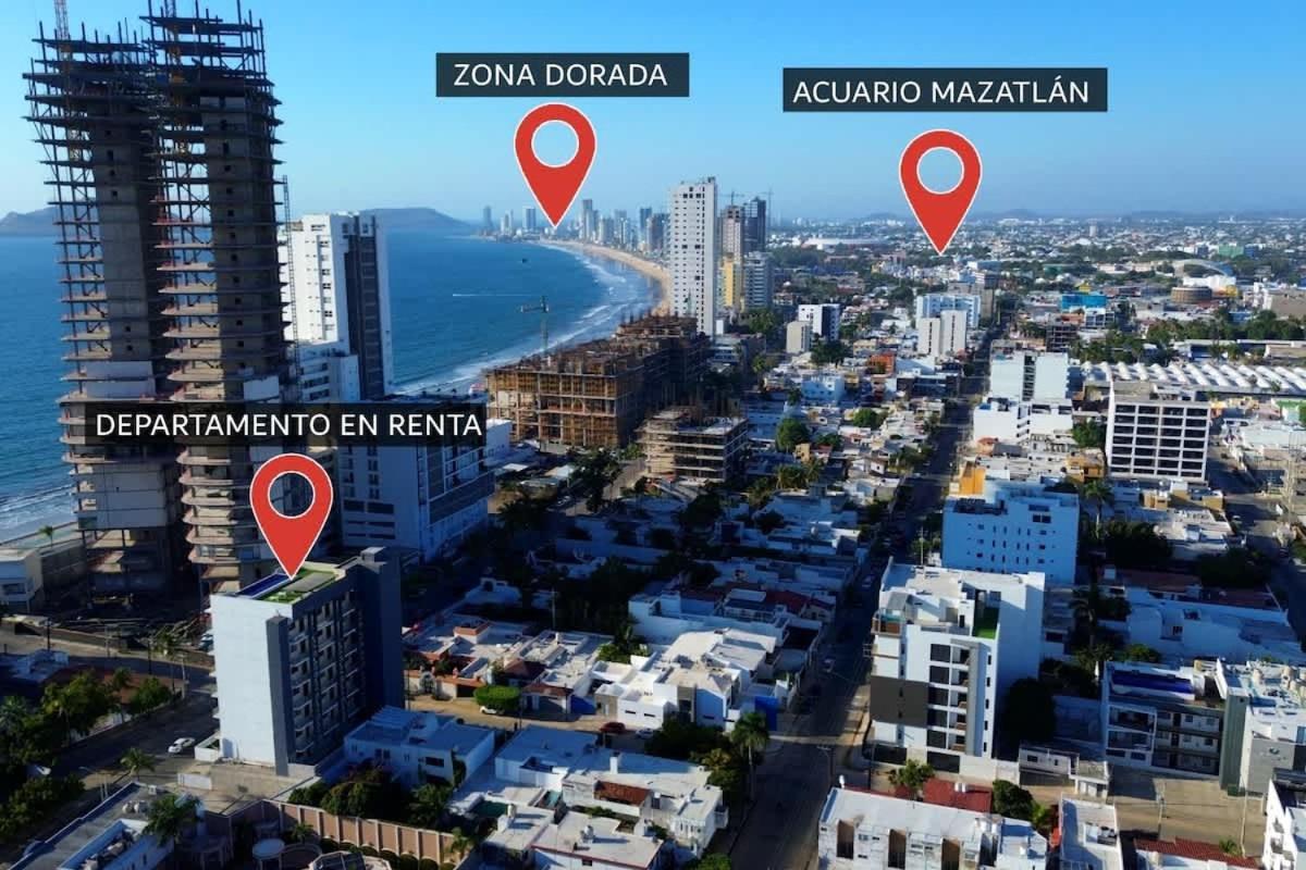 Apartamento Depa A 1 Cuadra De La Playa - Flamingo 201 *