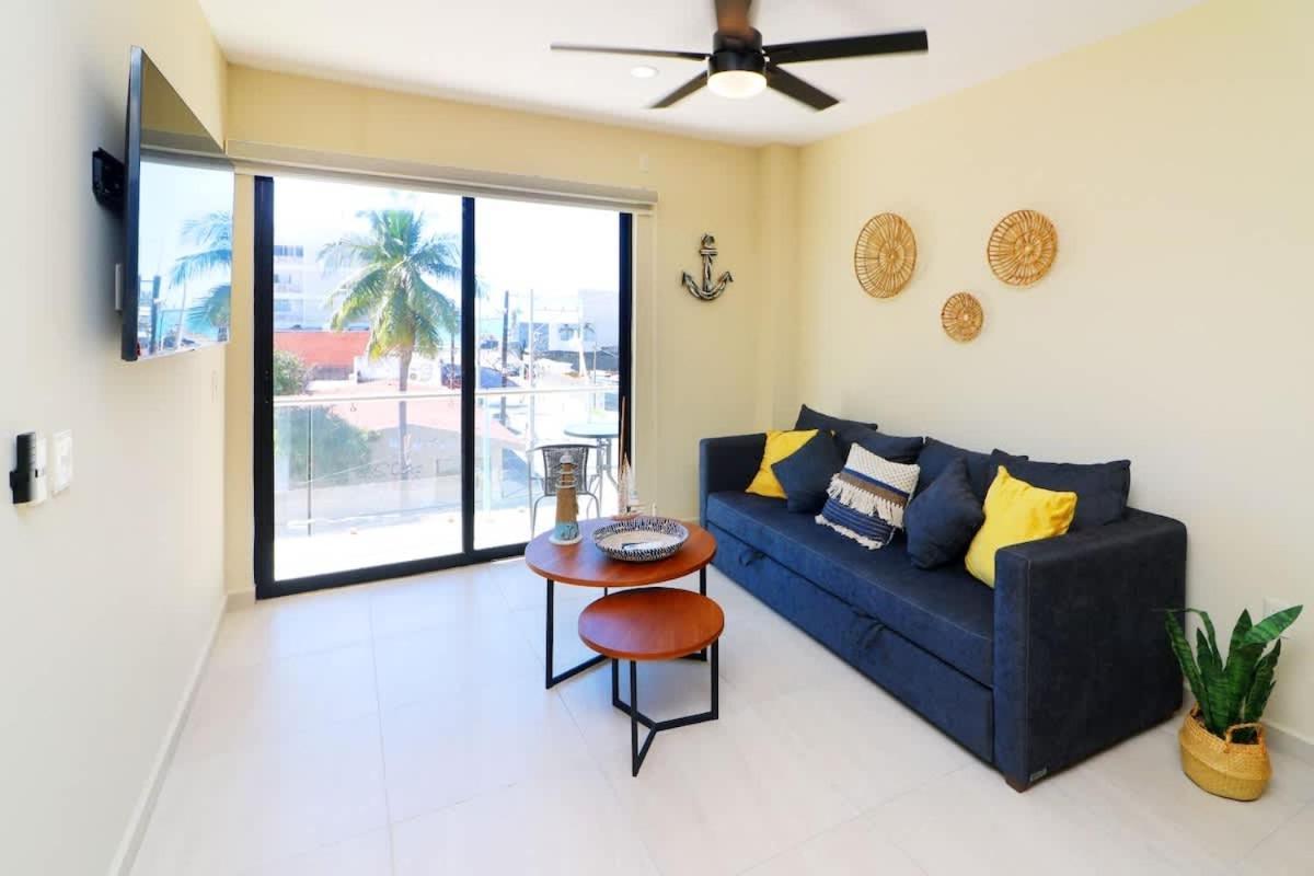 Apartamento Depa A 1 Cuadra De La Playa - Flamingo 201 Mazatlán